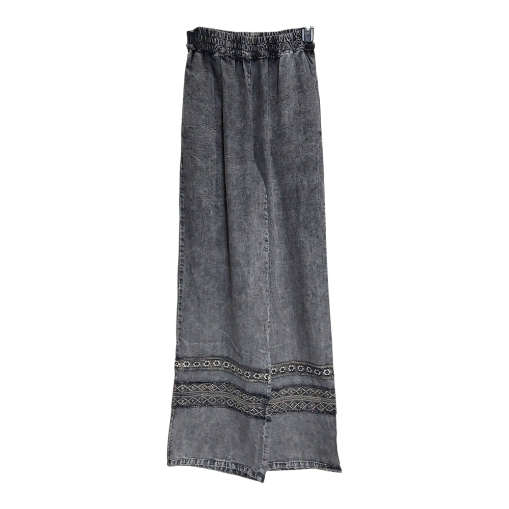 White Birch Black Label Gray Textured Pants
